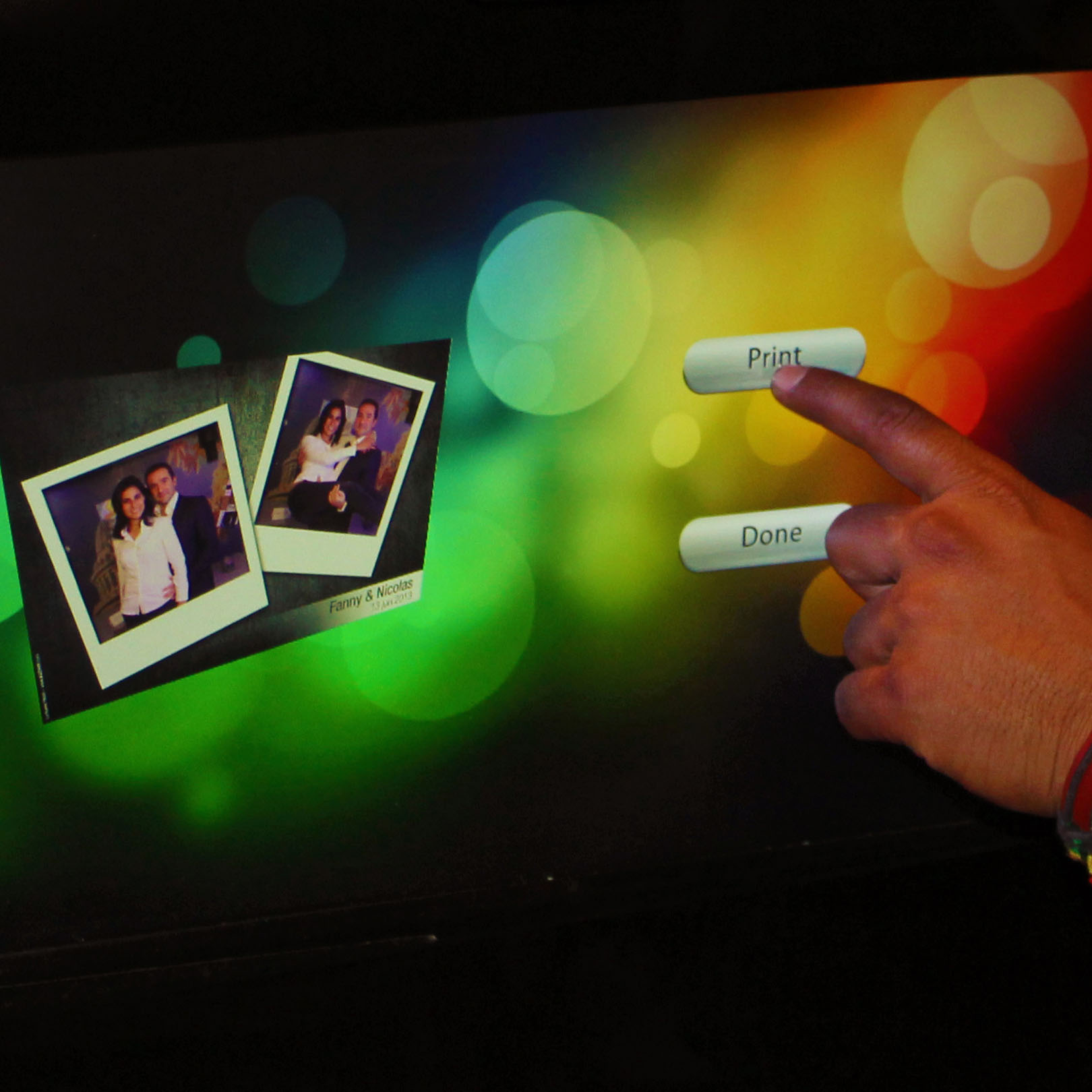 Ecran Borne Selfie Box